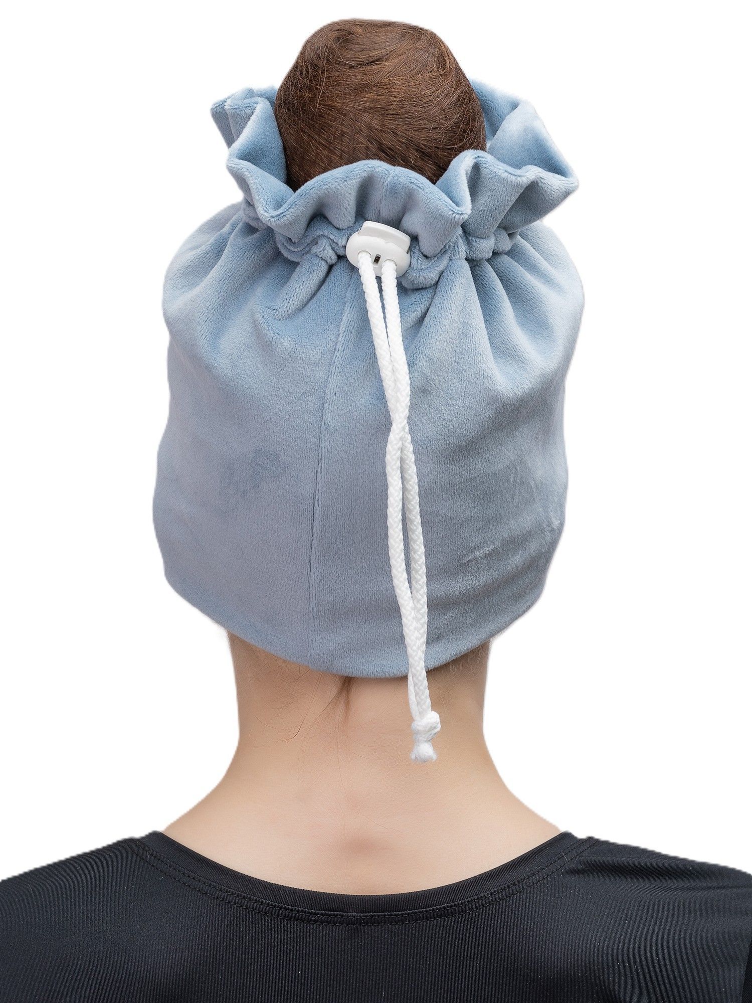RIALITTA Velour RG Hat with   Rhinestones (GREY-BLUE)* view 2