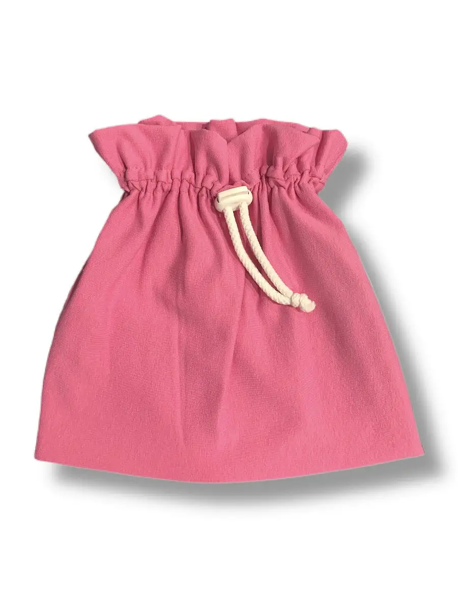 RIALITTA Cotton RG Hat with tie-in (PINK-WHITE) view 2