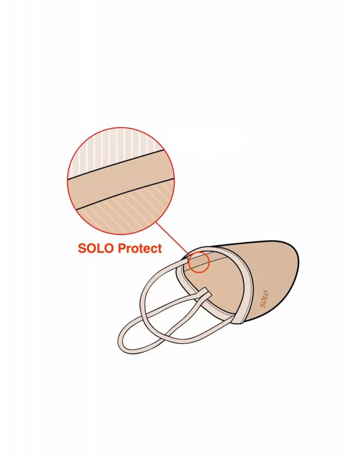 SOLO Textile half shoes OB11-52, Gold  (36-40) view 4