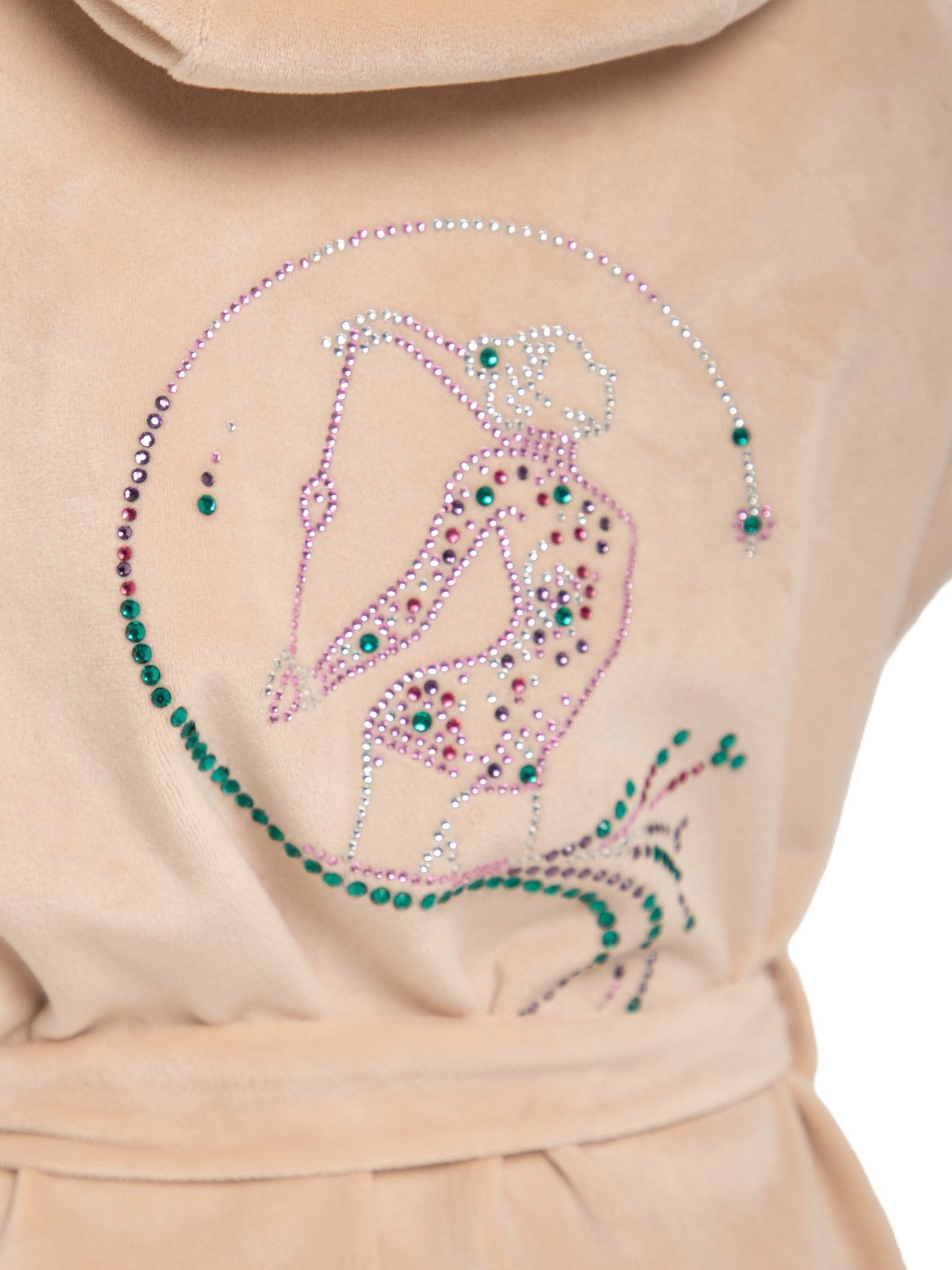RIALITTA Robe, Rhinestones "Girl with Clubs" Beige (36-40)* view 4