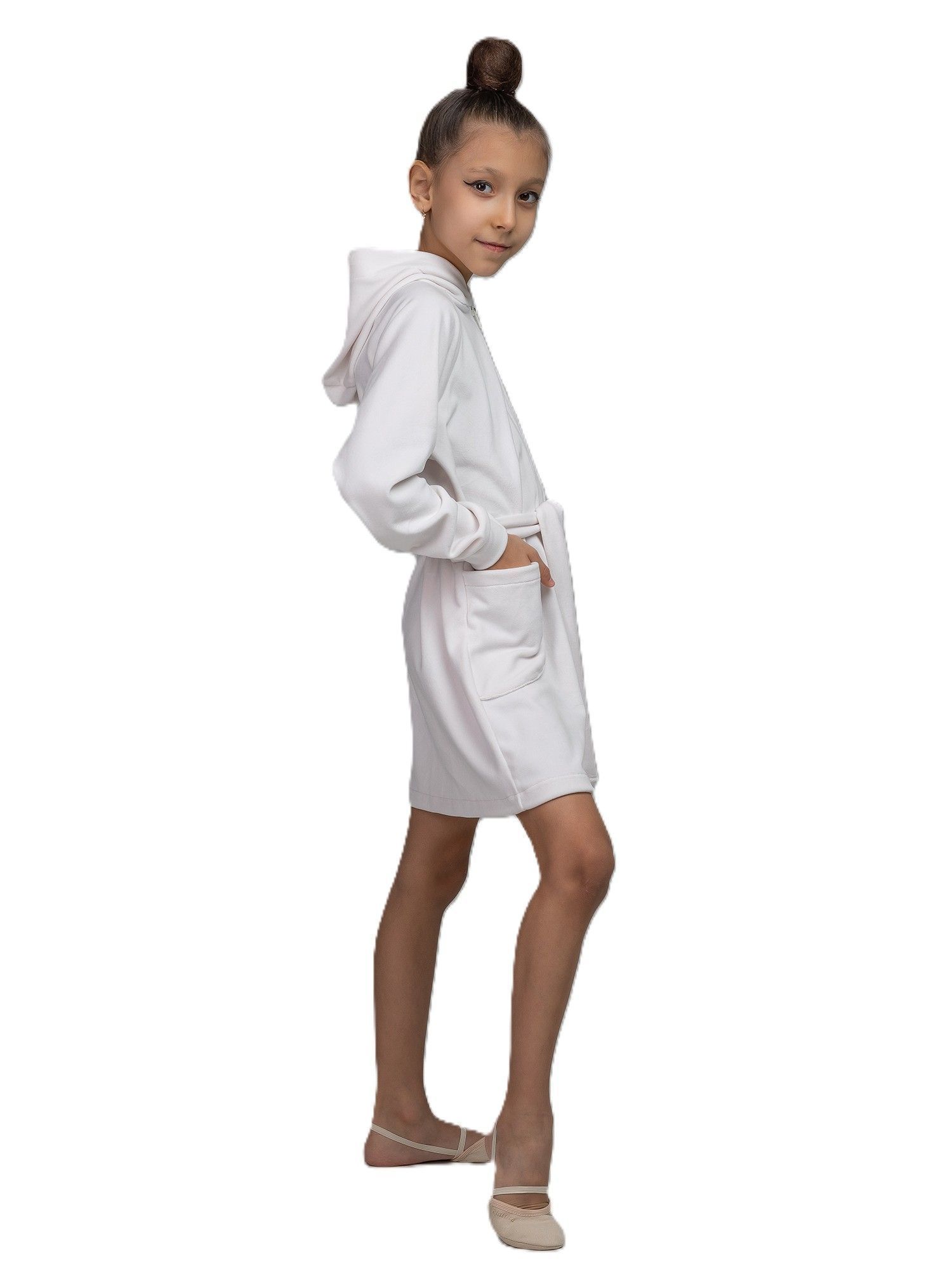RIALITTA Robe, Rhinestones "Girl with Ribbon" White (36-40)* view 3