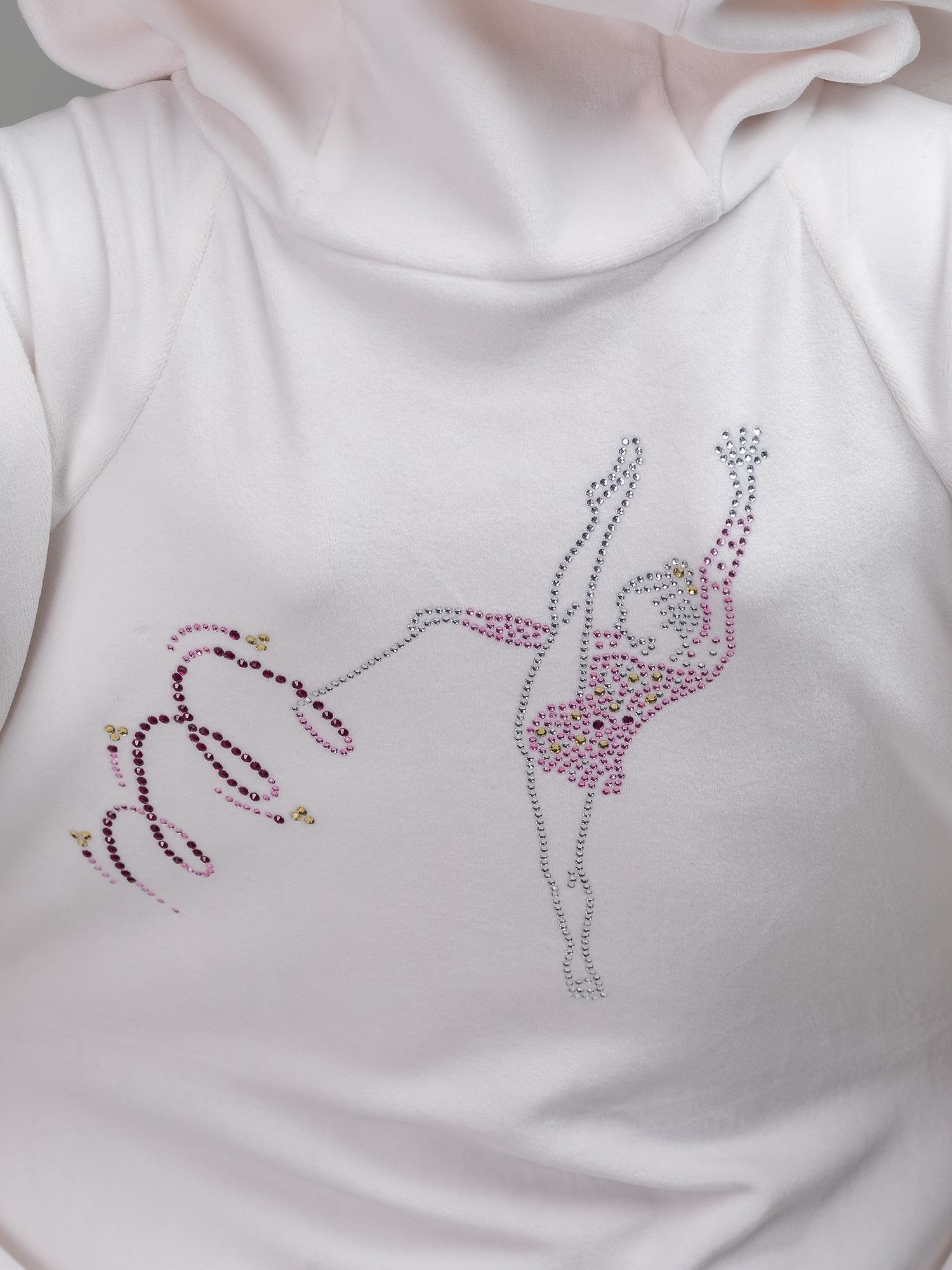 RIALITTA Robe, Rhinestones "Girl with Ribbon" White (36-40)* view 4